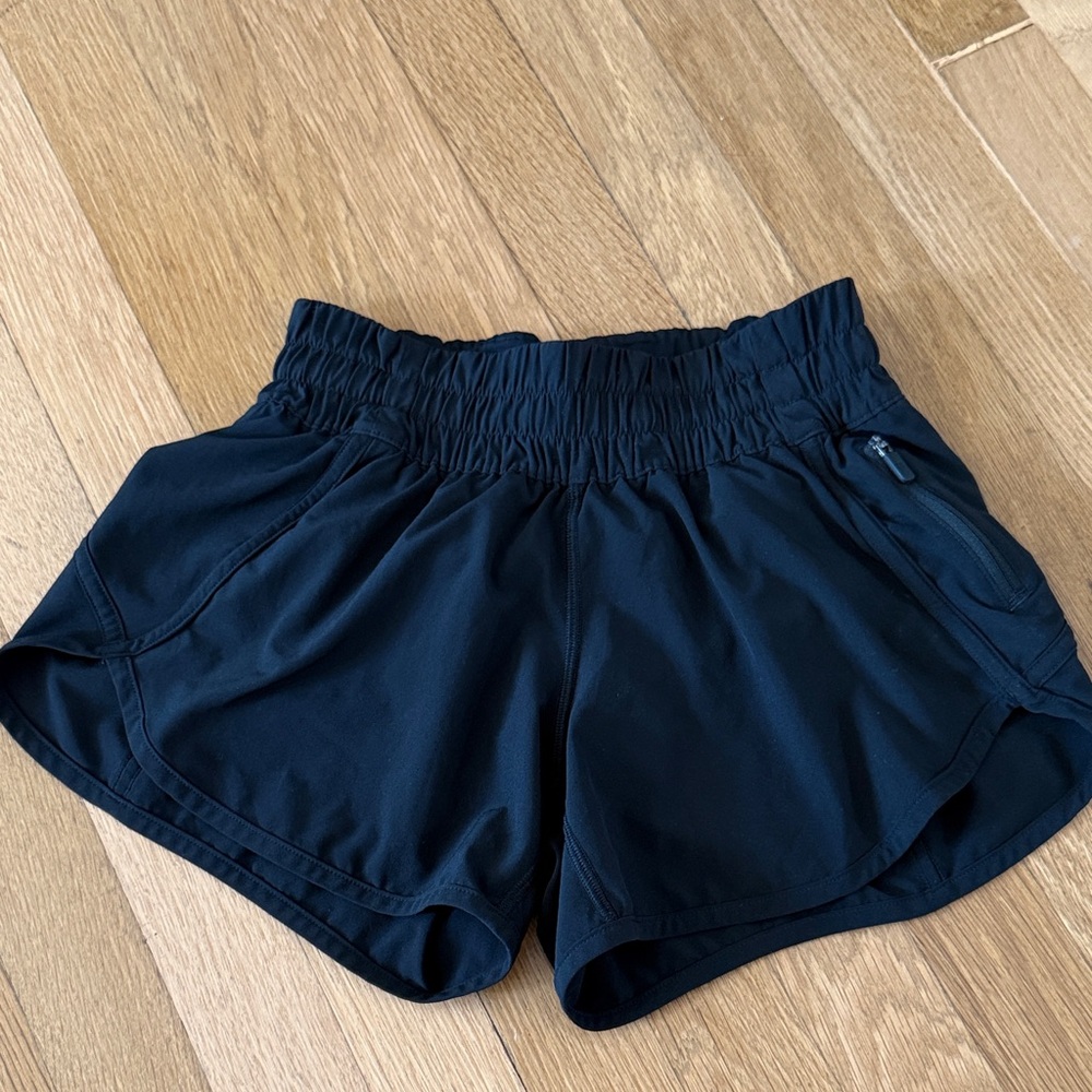 Lululemon Hotty Hot Black Women's Athletic Shorts- Sz 4